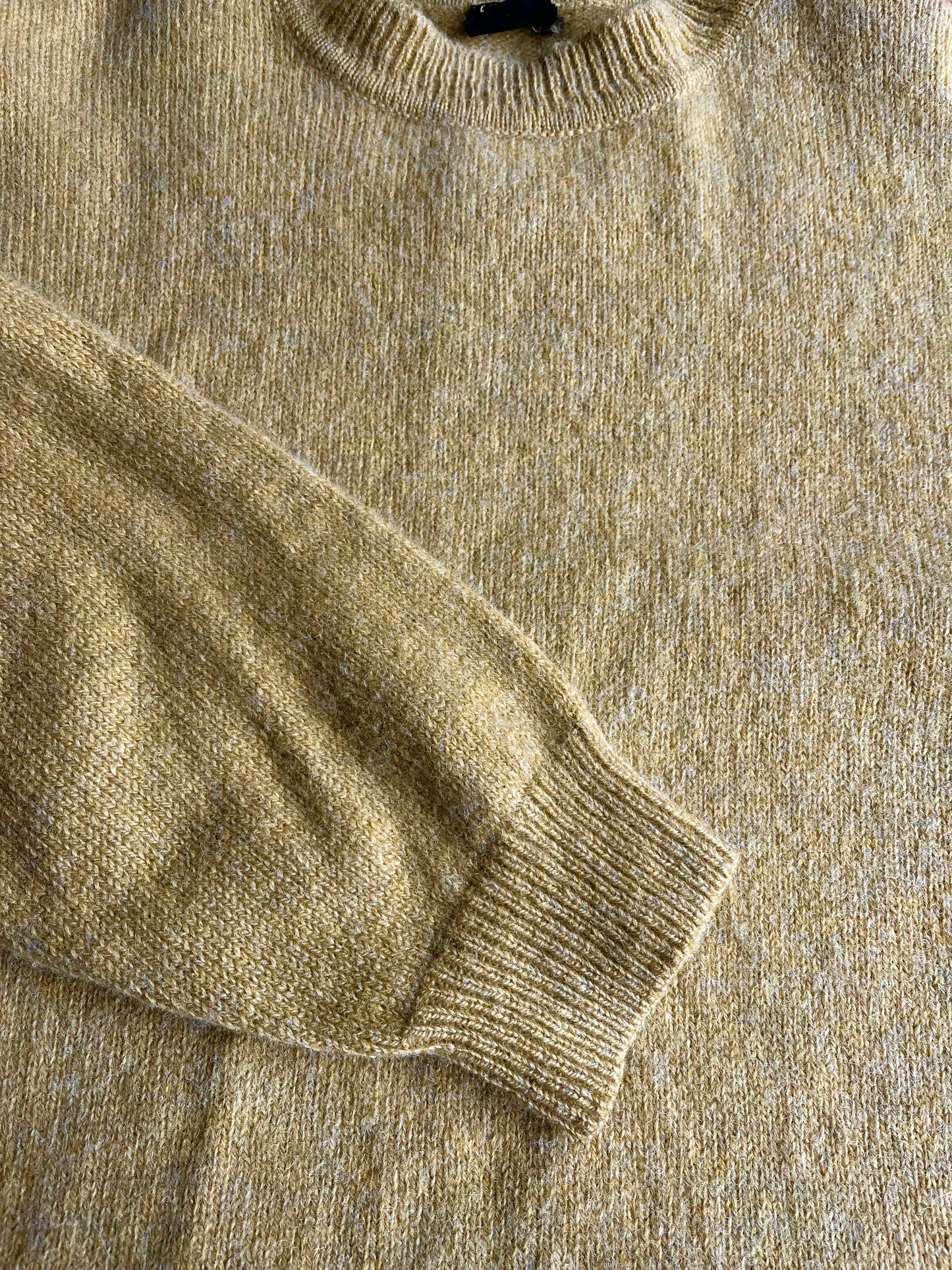 Vintage Mustard Wool Knit