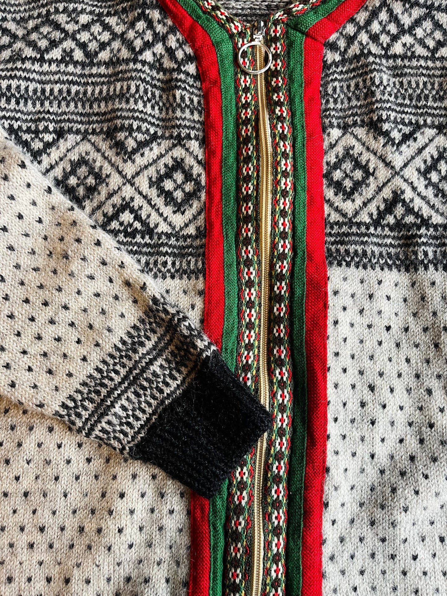 Vintage Nordic Knit Cardi