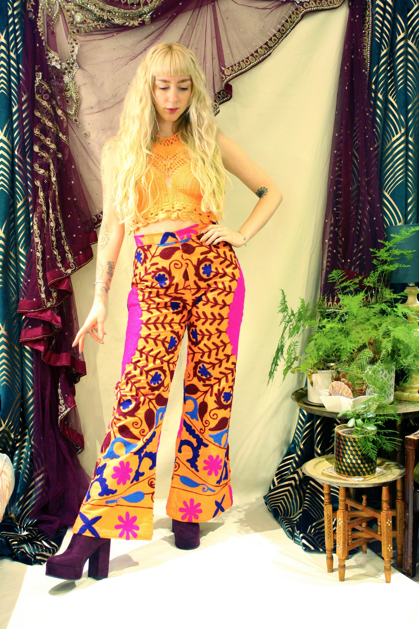 [Premium Quality Retro Bohemian Clothing & Vintage Accessories For Women Online]-AMBAAR BAZAAR