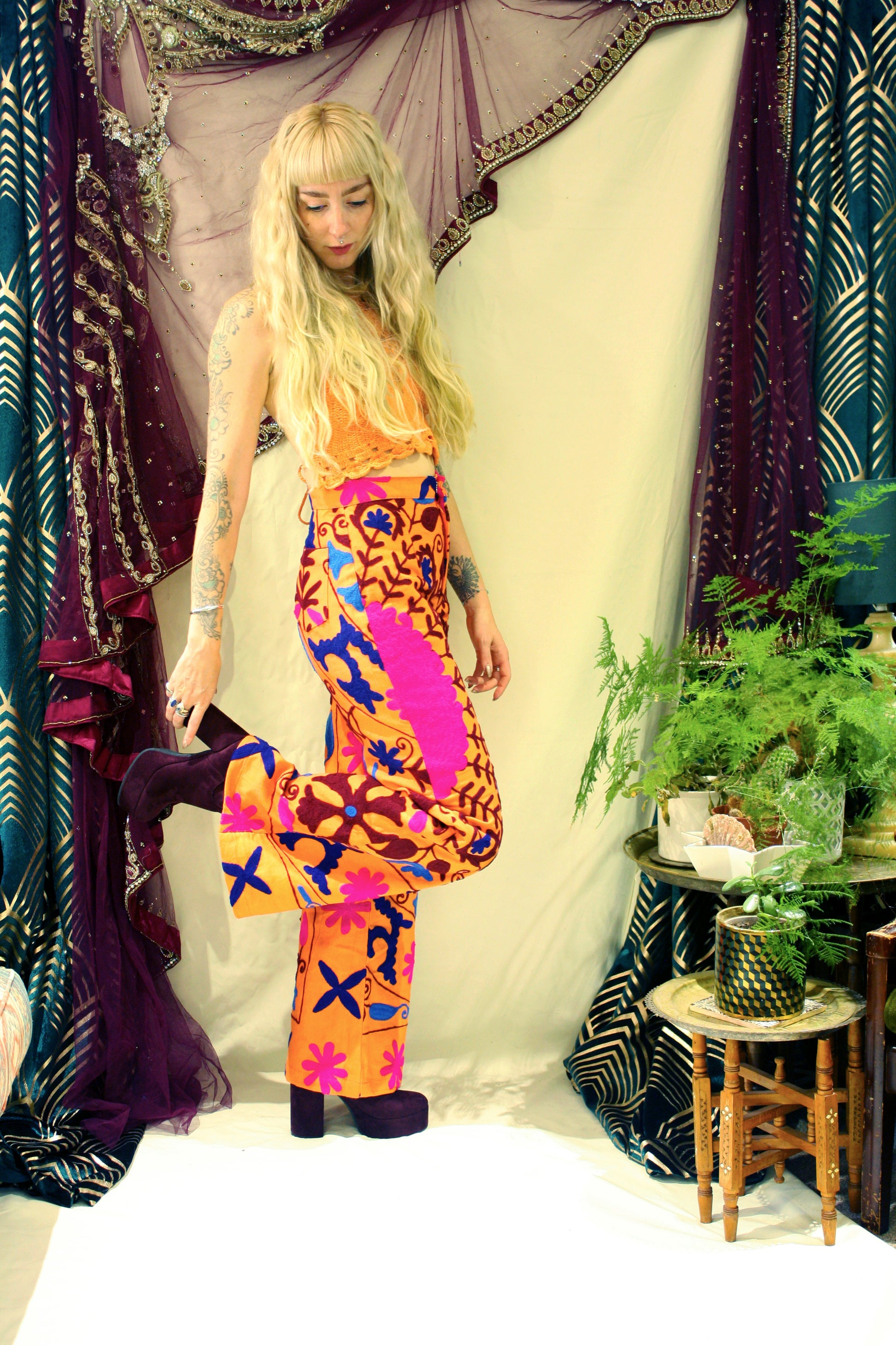 [Premium Quality Retro Bohemian Clothing & Vintage Accessories For Women Online]-AMBAAR BAZAAR