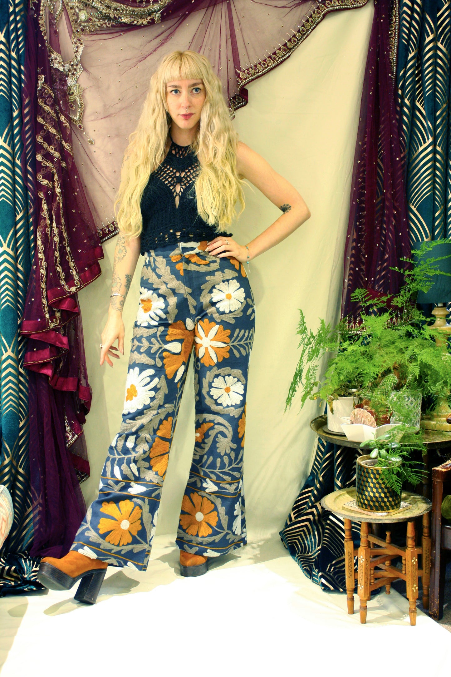 [Premium Quality Retro Bohemian Clothing & Vintage Accessories For Women Online]-AMBAAR BAZAAR