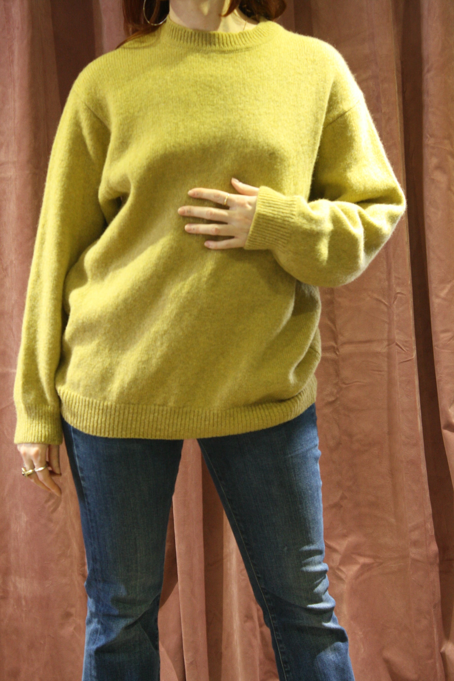 Vintage Mustard Wool Knit